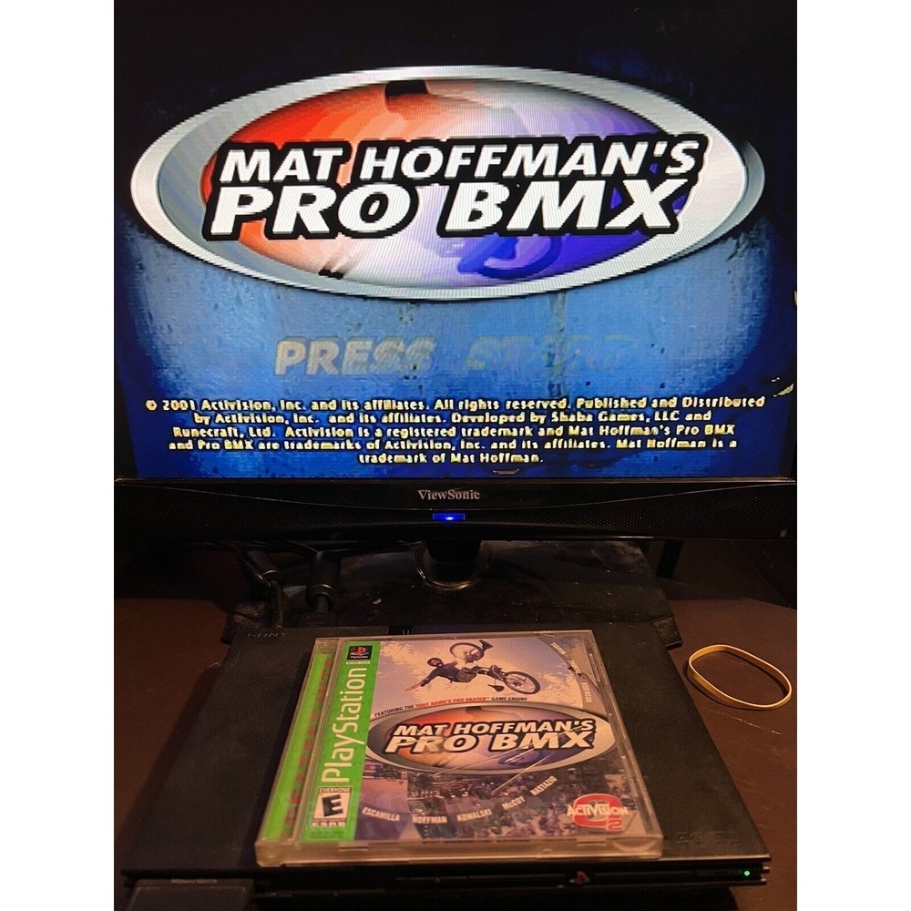 Mat Hoffman's Pro BMX Sony PlayStation 1 PS1 Complete CIB Tested Working!